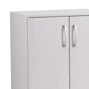 Παπουτσοθήκη Shordo λευκή μελαμίνη-Δρυς 60x40.5x80 cm - Img 3