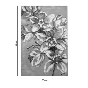 Πίνακας καμβά Flourish I 80x3x120 cm - Img 2