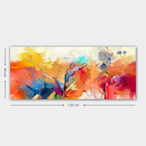 Πίνακας καμβά YTY1040210842 Πολύχρωμο 50x120 cm - Img 3