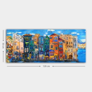 Πίνακας καμβά YTY233816548 Πολύχρωμο 50x120 cm - Img 3