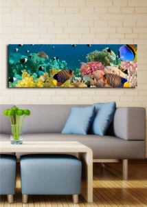 Πίνακας με LED 3090DACT Πολύχρωμο 30x90x3 cm - Img 2