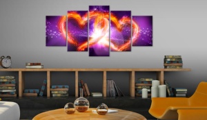 Πίνακας - Flames of love 200x100 cm - Img 2