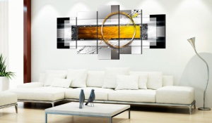 Πίνακας - Golden Shot 100x50 cm - Img 2