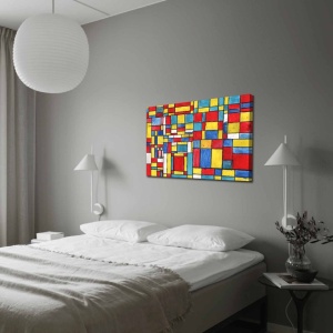 Πίνακας Rainbow Palette 3 Πολύχρωμος 70x100x3 cm - Img 2