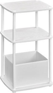 Πλαϊνό τραπεζάκι Songmics Λευκό 34x30x58 cm