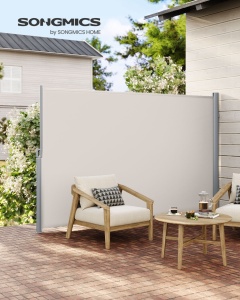 Πλευρική τέντα Songmics Μπεζ 180x300 cm - Img 3