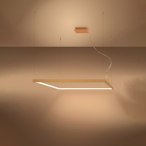 Πολυέλαιος LED Nelya, Χρυσός, 3000K, 110x110x150 cm - Img 3