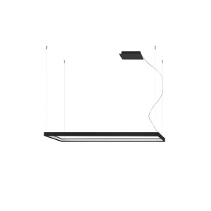Πολυέλαιος LED Tuula, Μαύρος, 3000K, 130x40x150 cm