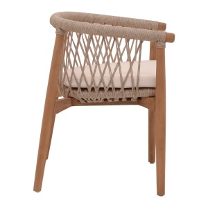 Πολυθρόνα Κήπου Abby Boho Pako World Φυσικό 60x58x78 cm - Img 3