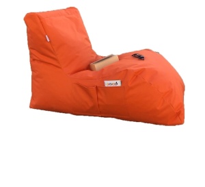 Πολυθρόνα Κήπου puf beanbag Daybed Πορτοκαλί - Img 4