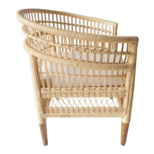 Πολυθρόνα με μαξιλάρι Necorian Φυσικό 80x70x87 cm - Img 3