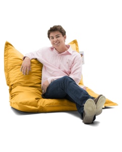 Πολυθρόνα Πουφ Κήπου Cushion Pouf Κίτρινο 20x100 cm