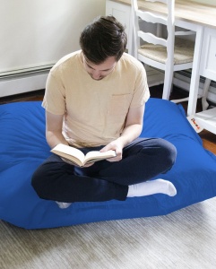 Πολυθρόνα Πουφ Κήπου Cushion Pouf Μπλε 20x100 cm - Img 7
