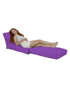 Πολυθρόνα Πουφ Κήπου Siesta Βιολετί 180x55x40 cm - Img 8