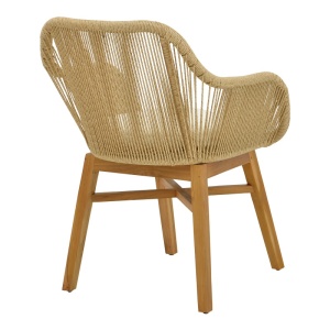 Πολυθρόνα Kalie Boho Pako World Φυσικό 60x61x80 cm - Img 2