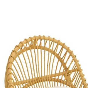 Πολυθρόνα με μαξιλάρι Tromso Boho Φυσικό 80x85x98 cm - Img 5