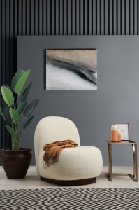 Πολυθρόνα Tina Bouclet White