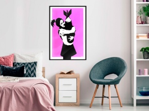Πόστερ - Banksy: Bomb Hugger, με μαύρη κορνίζα, 30x45 cm - Img 2