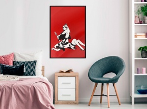 Πόστερ - Banksy: Queen Victoria, με μαύρη κορνίζα, 20x30 cm - Img 2