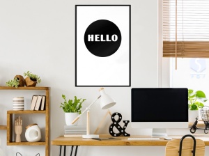 Πόστερ - Greeting, με μαύρη κορνίζα, 40x60 cm - Img 2