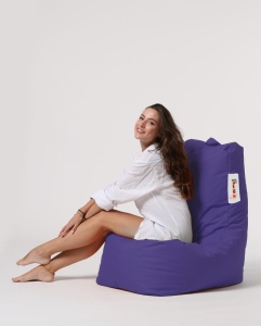 Πουφ beanbag κήπου Diamond Μωβ - Img 7