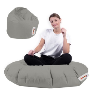 Πουφ beanbag κήπου Iyzi Γκρι - Img 4