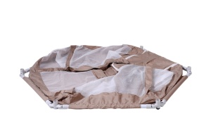 Πτυσσόμενη πισίνα με μπαλάκια Χρυσό 120x67x60 cm - Img 5