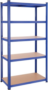 Ράφι Songmics, 5 Ράφια, 50 x 100 x 200 cm, Blue, GLR050E01
