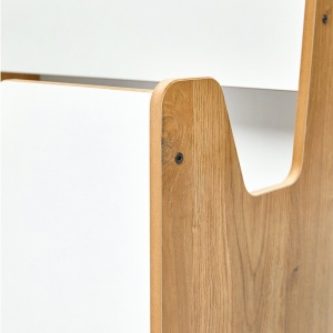 Ράφι Crane MDF λευκό-natural 57x34x44 cm - Img 6