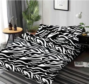 Σετ κλινοσκεπασμάτων Zebra V2 6 τεμάχια (Φανέλα)