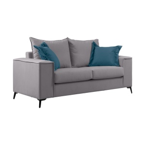 Σετ 2 διθέσιοι καναπέδες Verona x2 Pako World Ανοιχτό Γκρι 225x93x100 cm - Img 5