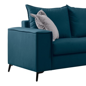 Σετ 2 διθέσιοι καναπέδες Verona x2 Pako World Ανοιχτό Γκρι 225x93x100 cm - Img 6