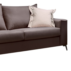 Σετ 2 διθέσιοι καναπέδες Verona x2 Pako World Σκούρο Γκρι 225x93x100 cm - Img 4