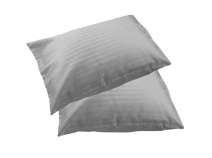 Σετ 2 μαξιλαροθήκες 70x70 cm Nuria Γκρι (100% Βαμβάκι)