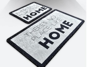 Σετ 2 πατάκια μπάνιου Like Home