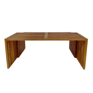 Σετ 2 τραπέζια κήπου Tinnie Boho Pako World Φυσικό 116x60x46 cm - Img 5