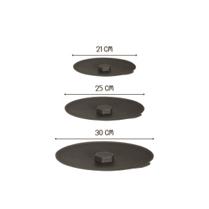 Σετ capace silicon, 3 τεμάχια 3Boytncrkpk Ανθρακί 30x30x1 cm - Img 3