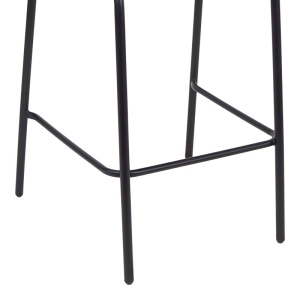 Σκαμπό μπαρ de grădină Sussie Μαύρο 58x58x111 cm - Img 3