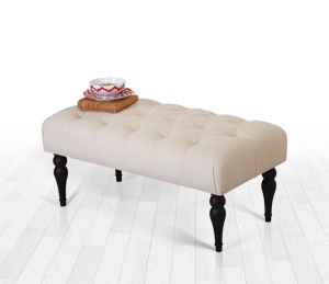 Σκαμπό πάγκος Soltani Μπεζ 50x20 cm
