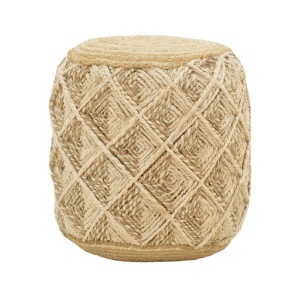 Σκαμπό Yton Boho Pako World Φυσικό 40x40x40 cm