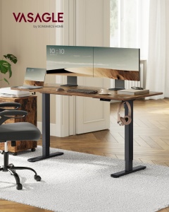 Σκελετός ρυθμιζόμενου γραφείου Vasagle Μαύρο 150x80x118 cm - Img 2