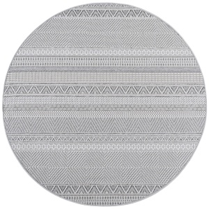 Στρογγυλό Χαλί Desert etno V3 Γκρι 120x120 cm - Img 2