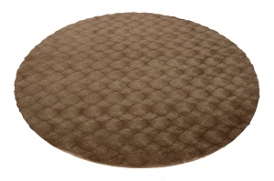 Στρογγυλό Χαλί Diamond Cut Taupe 120x120 cm - Img 6