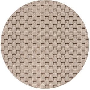 Στρογγυλό Χαλί Helix V4 Μπεζ 200x200 cm - Img 2