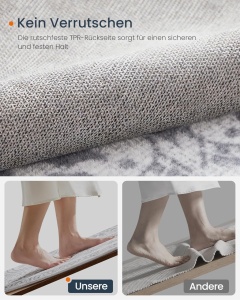Στρογγυλό Χαλί Songmics Μπεζ 120x120 cm - Img 5
