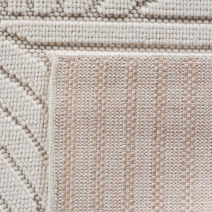 Στρογγυλό Χαλί Helix V2 Κρεμ 120x120 cm - Img 6