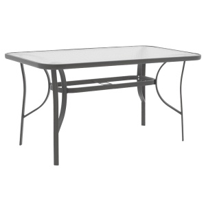 Τραπέζι κήπου Ensure Γκρι 120x80x70 cm
