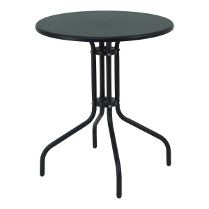 Τραπέζι κήπου Vergo Μαύρο 60x60x70 cm
