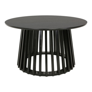 Τραπεζάκι σαλονιού Domonic Μαύρο 80x80x45 cm - Img 2