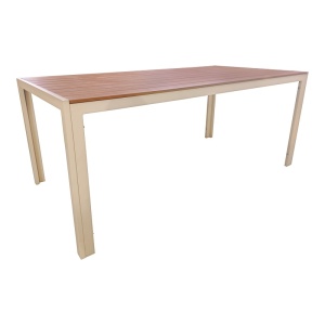 Τραπέζι, Nares, Pako, Σαμπανί 180x90x72.5 cm